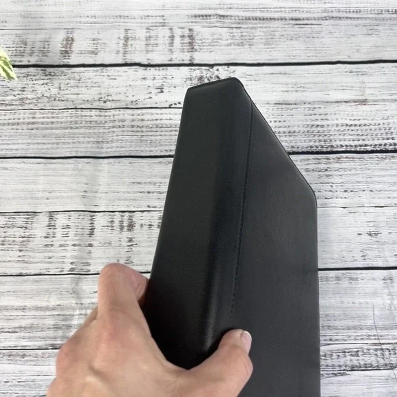 Vintage 1998 Shafmaster Amboldi Black Leather Office Day Planner Address Book - Picture 3 of 16